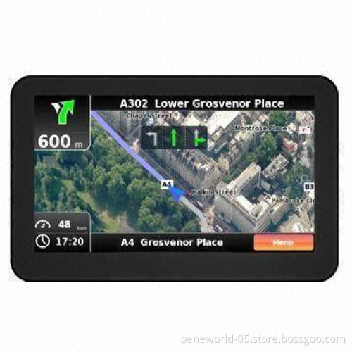 7-inch Super Slim GPS with Bluetooth, ISDB-T, TMC and AV-in, RS232, 800 x 480 Pixels Resolution